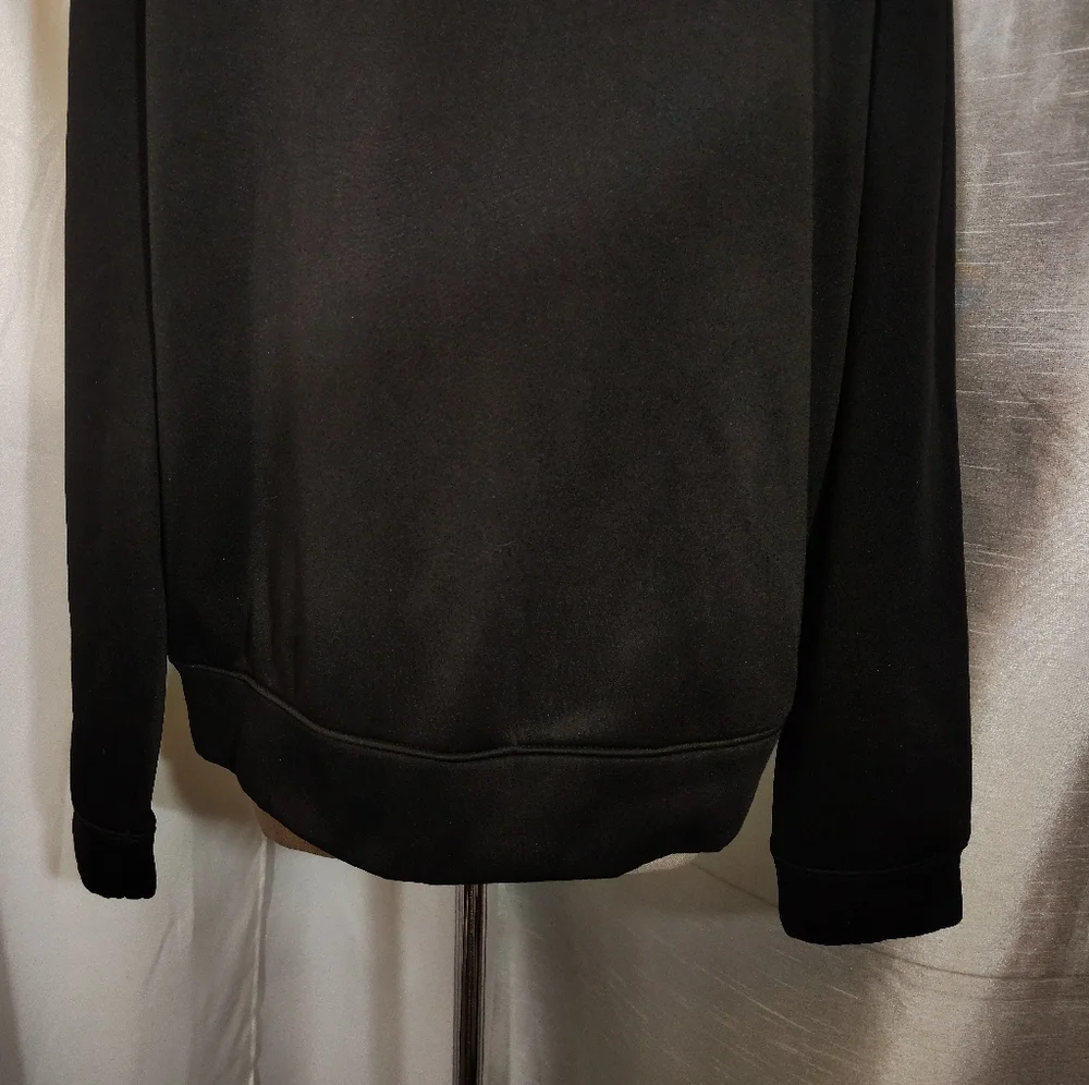 Oregon University Hoodie, C/D Men , Black+Green Satin+Yellow  Logo, Pckts,M - Picture 7 of 11